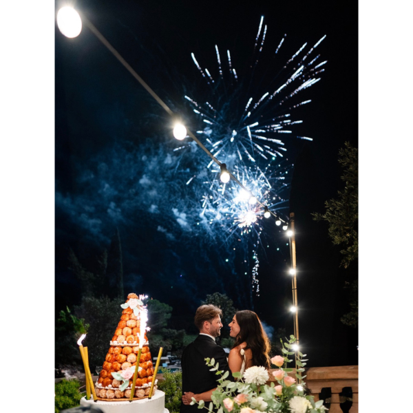 feu d'artifice pour votre mariage sur la Côte d'Azur 