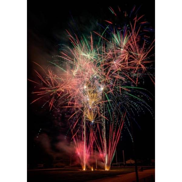 Mise en place d'un feu d'artifice à Puget ville